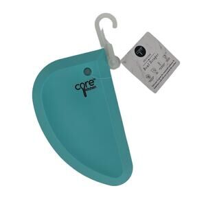 Core Kitchen Silicone Bowl Scraper Teal Turquoise BPA Free‎